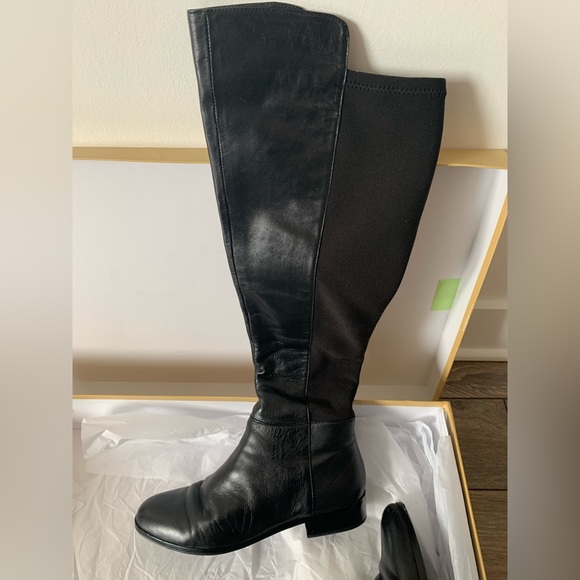 Michael Kors black leather boots - Picture 2 of 4